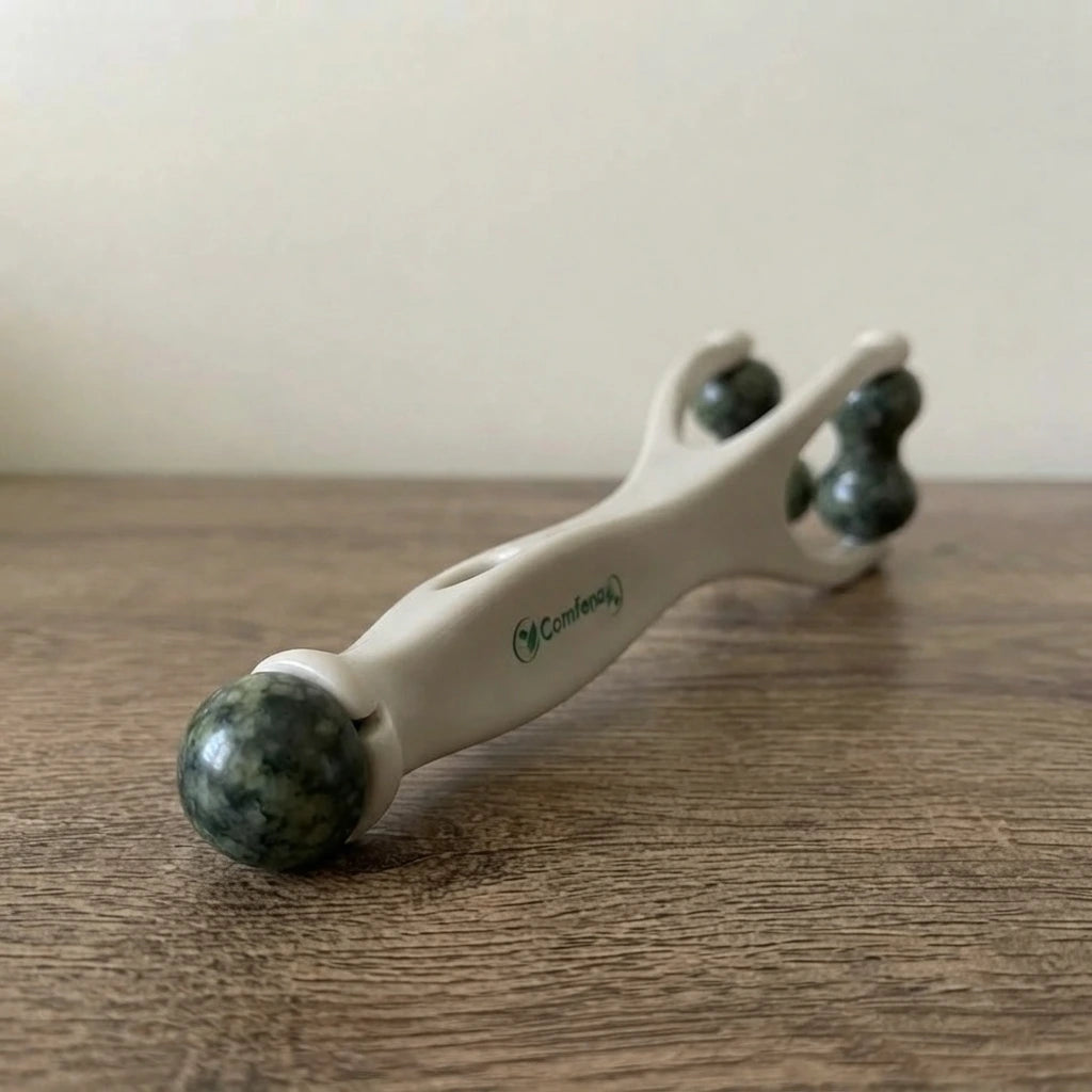 2-in-1 Jade Roller Finger Massager