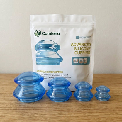 Blue Silicone Suction Cup Set