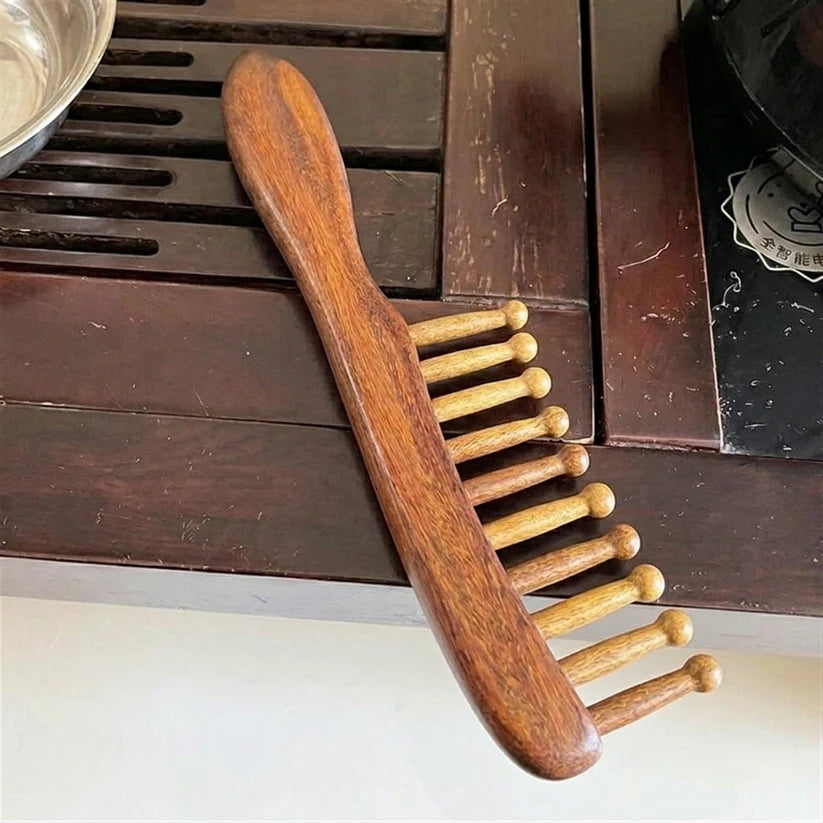 Wide Tooth Meridian Scraping Massage Comb