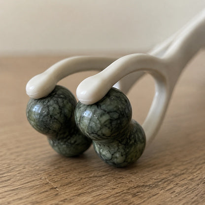 2-in-1 Jade Roller Finger Massager