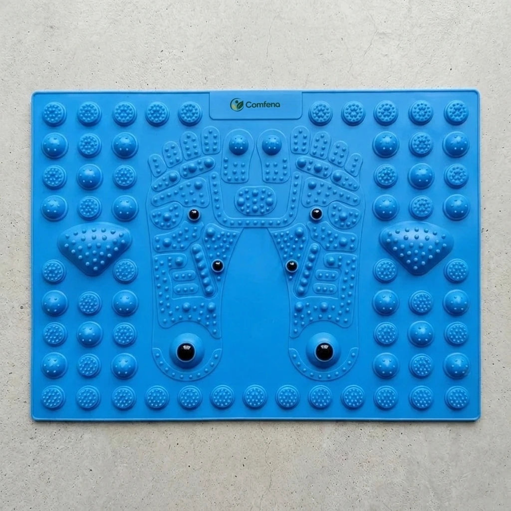 Acupressure Foot Massage Mat with 6 Magnetic Beads
